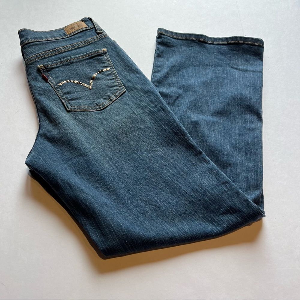 Levi's Women's Blue Jeans 512 Bootcut Size 10 S/C Perfectly Slimming